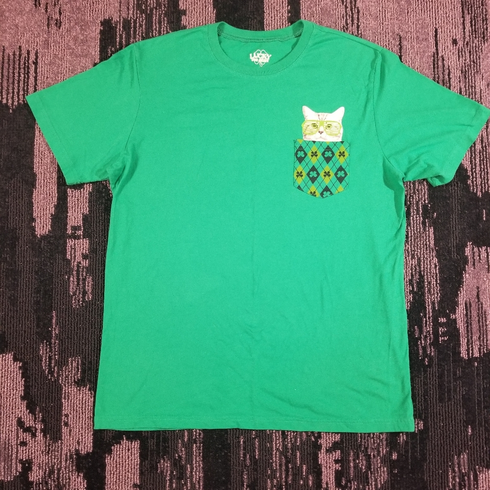 Vintage cat lover women's t-shirt- size large